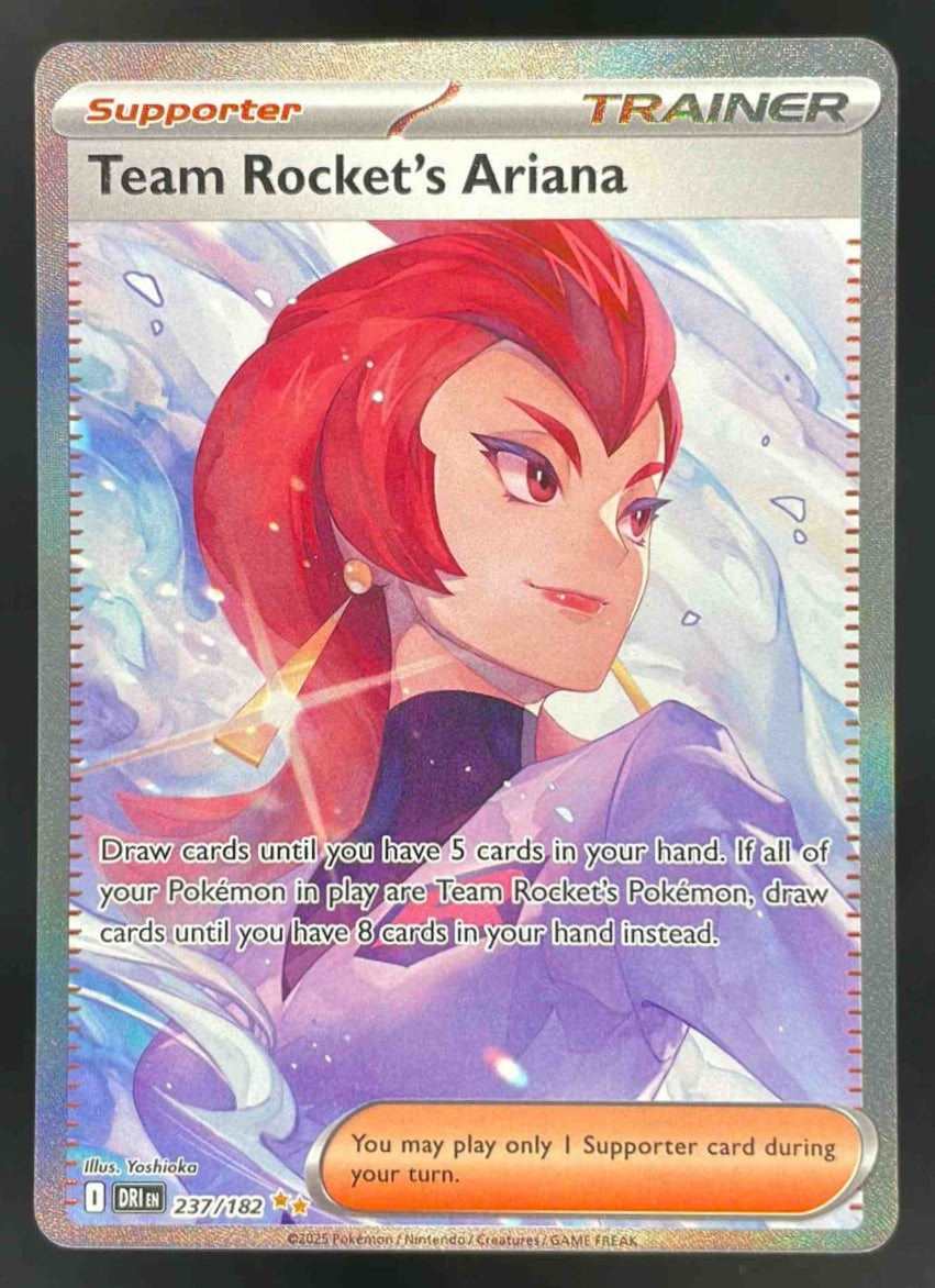 2025 Pokemon Destined Rivals #237/182 Team Rocket's Ariana