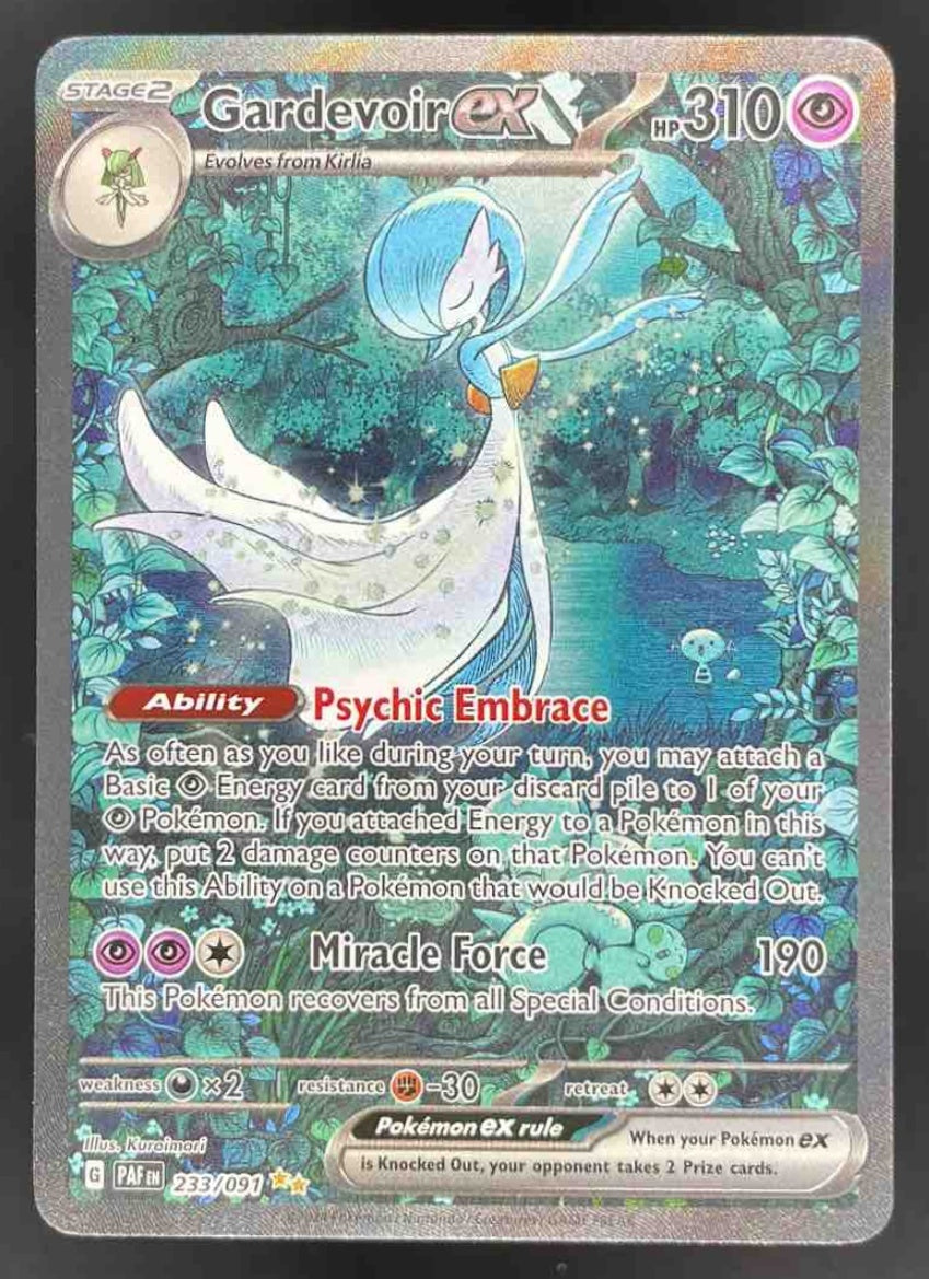 2024 Pokemon Paldean Fates #233/091 Gardevoir ex
