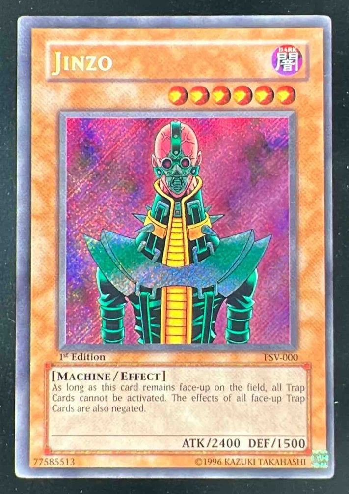 2002 Yu-Gi-Oh! PSV Pharaoh's Servant #000 Jinzo 1st Edition