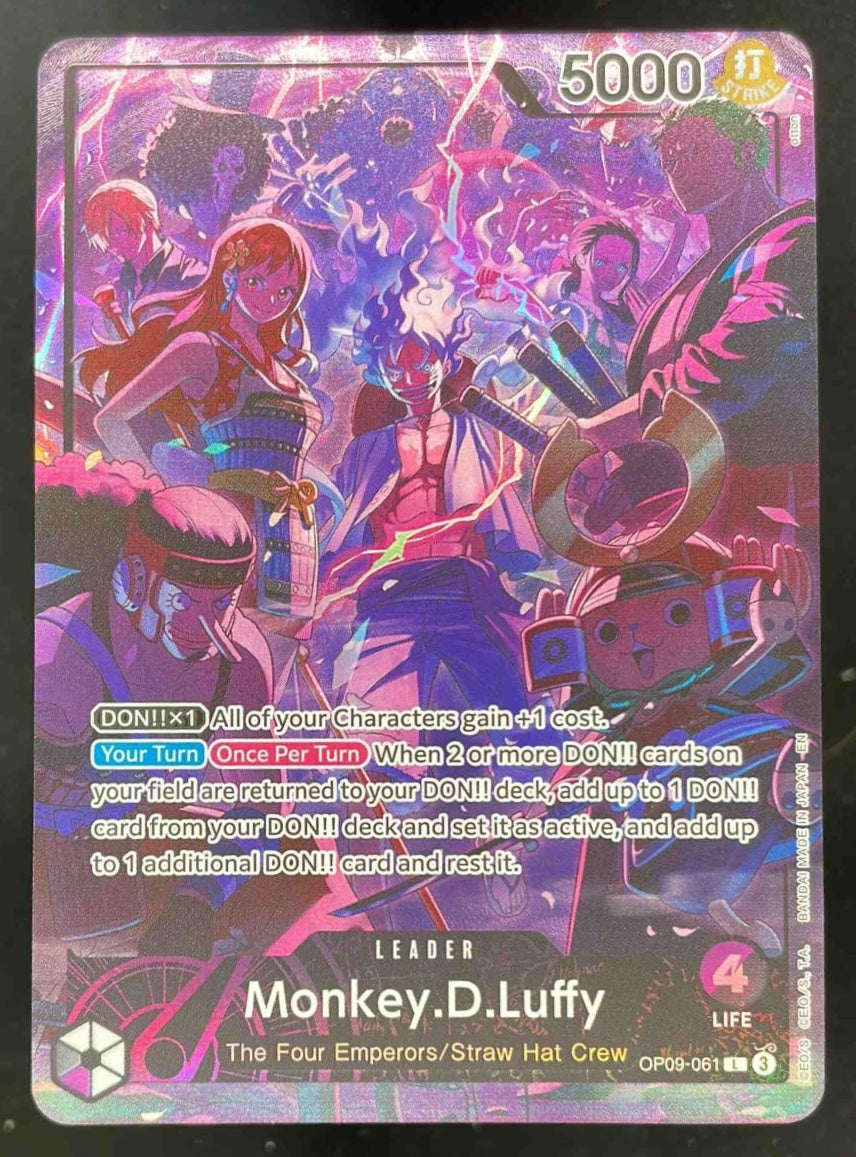 2024 One Piece Emperors in the New World Leader #OP09-061 Monkey.D.Luffy