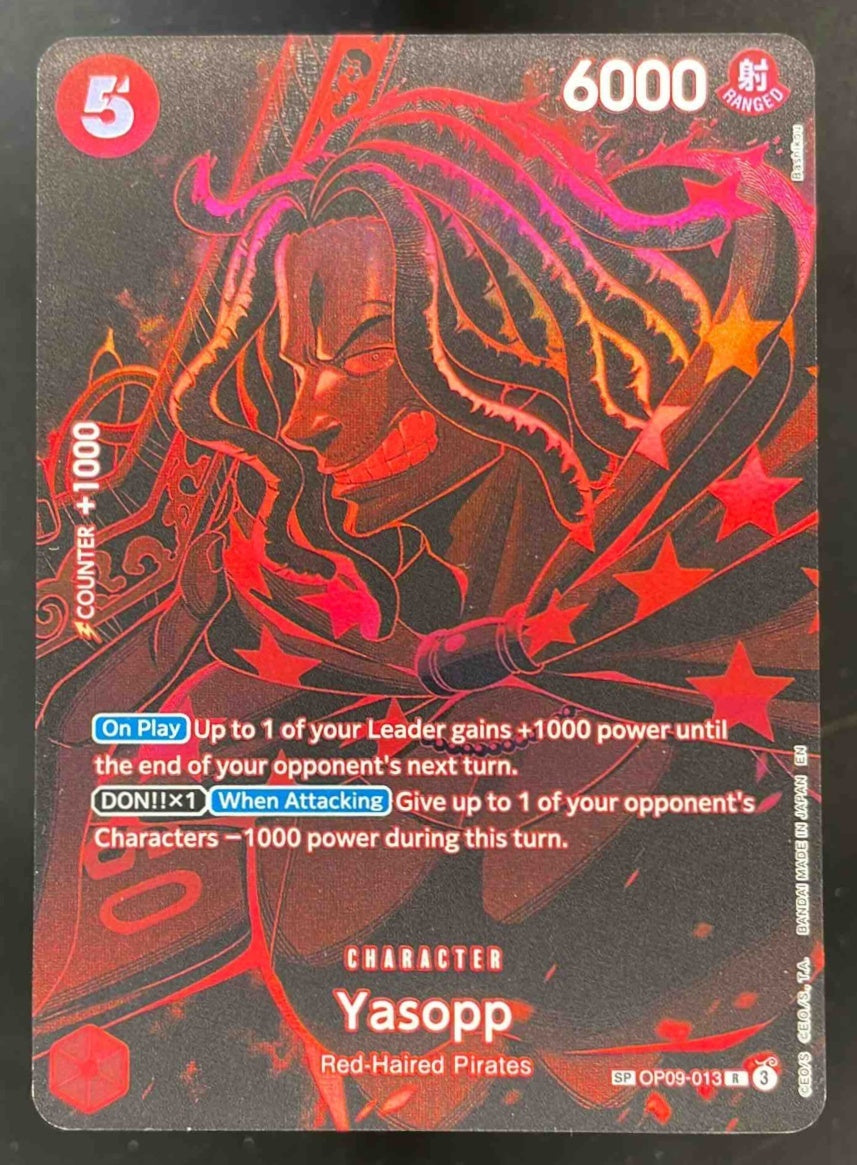 2025 One Piece Legacy of the Master Special Alternate Art #OP09-013 Yasopp