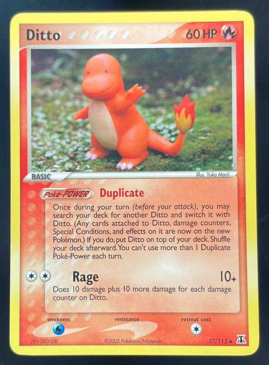 2005 Pokemon EX Delta Species #37/113 Ditto