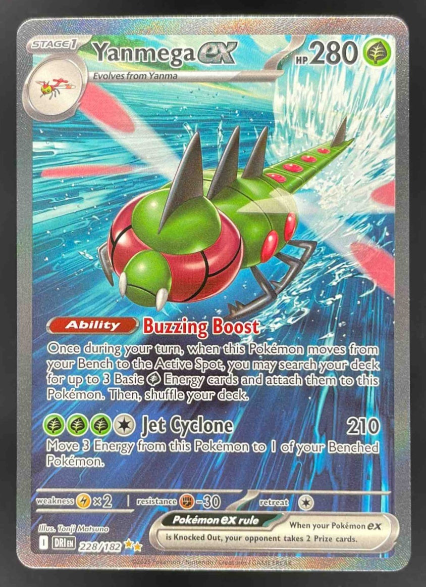 2025 Pokemon Destined Rivals #228/182 Yanmega ex