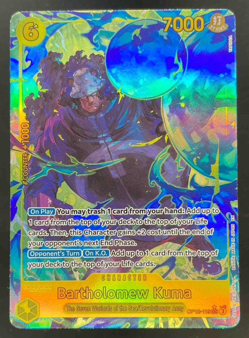 2025 One Piece Legacy of the Master Alternate Art #OP12-119 Bartholomew Kuma