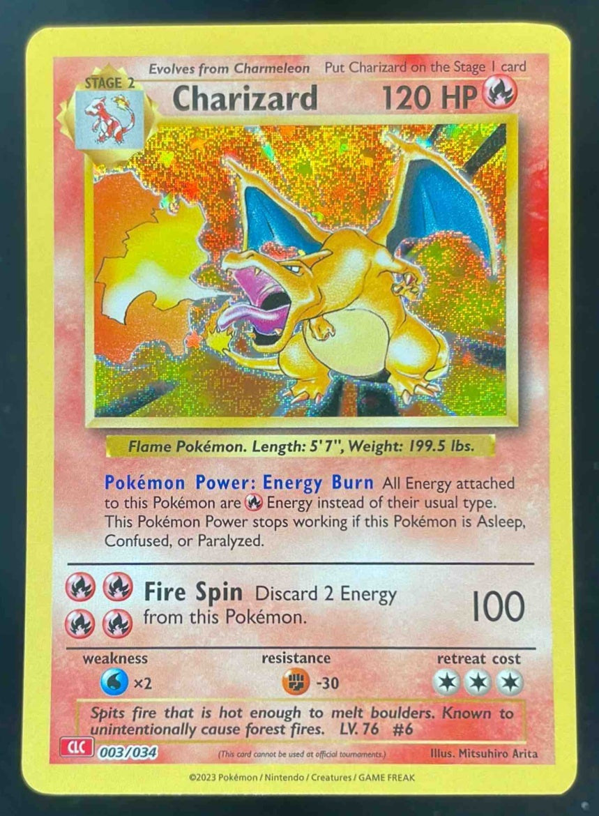 2023 Pokemon Classic Collection Charizard & Ho Oh ex Deck #003/034 Charizard