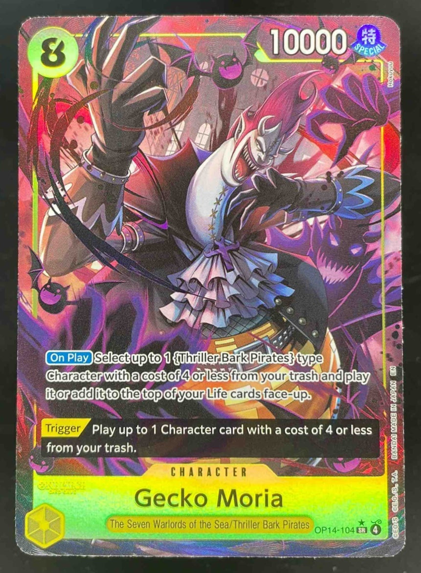 2026 One Piece Azure Sea's Seven Super Rare #OP14-104 Gecko Moria