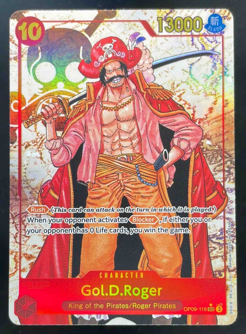 2024 One Piece Emperors in the New World Secret Rare #OP09-118 Gol.D.Roger