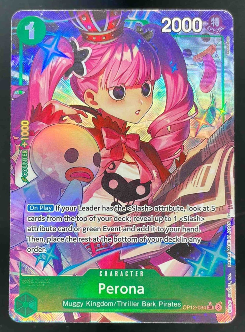 2025 One Piece Legacy of the Master Alternate Art #OP12-034 Perona