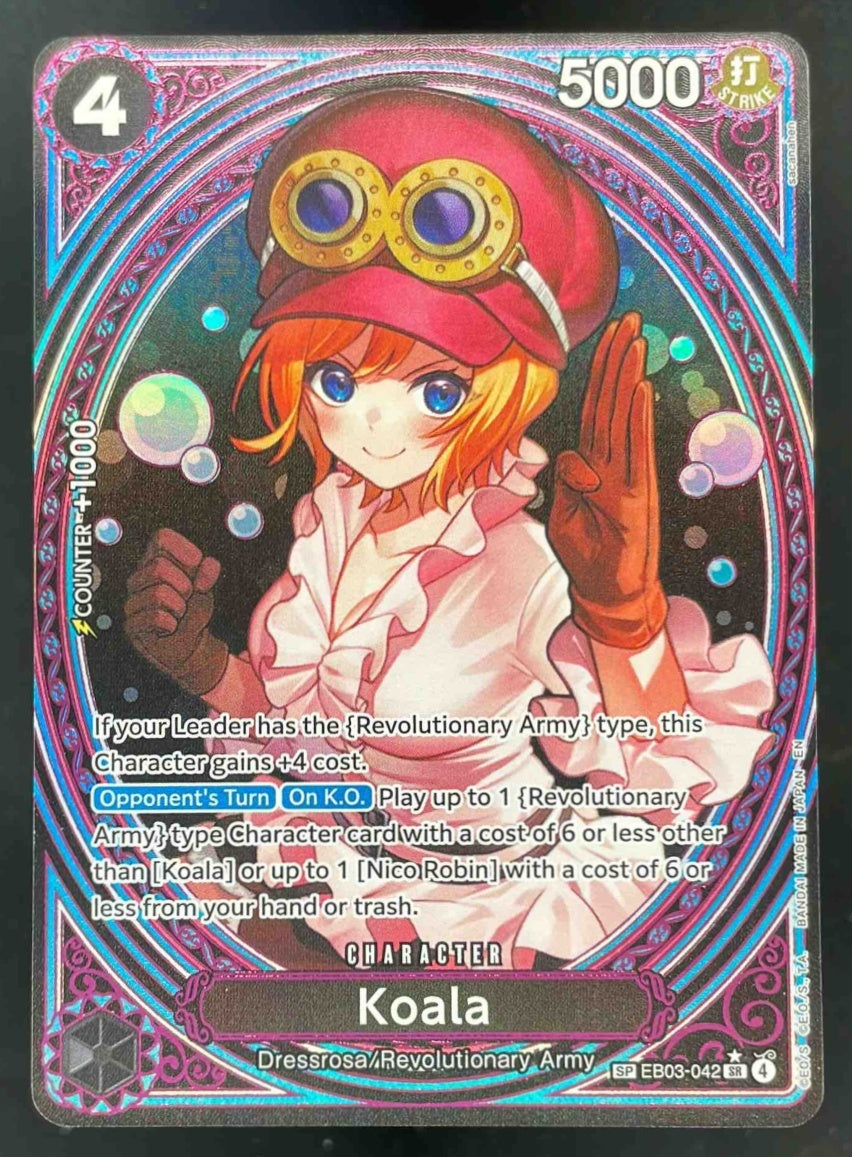 2026 One Piece Heroines Edition Super Rare #EB03-042 Koala