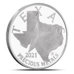 2021 1 oz Texas Mint Revolution Series Alamo Silver Round