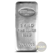 1 Kilo Italpreziosi Cast Silver Bar (New)