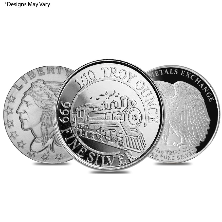 1/10 oz Silver Generic Round .999 Fine
