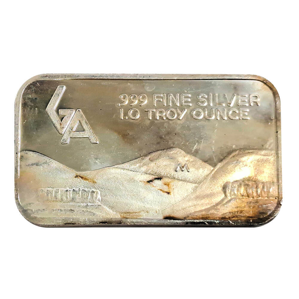 1 oz Golden Analytical Silver Bar .999 Fine