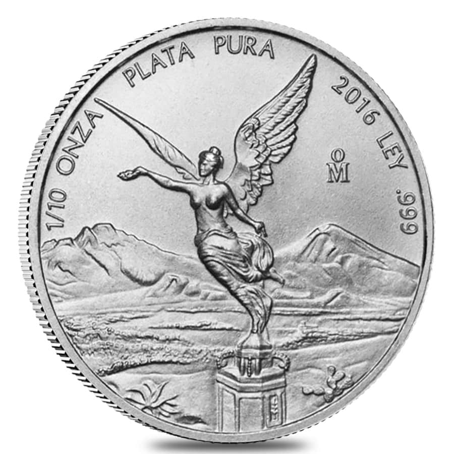 2016 1/10 oz Mexican Silver Libertad Coin BU