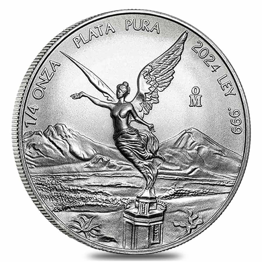 2024 1/4 oz Mexican Silver Libertad Coin BU