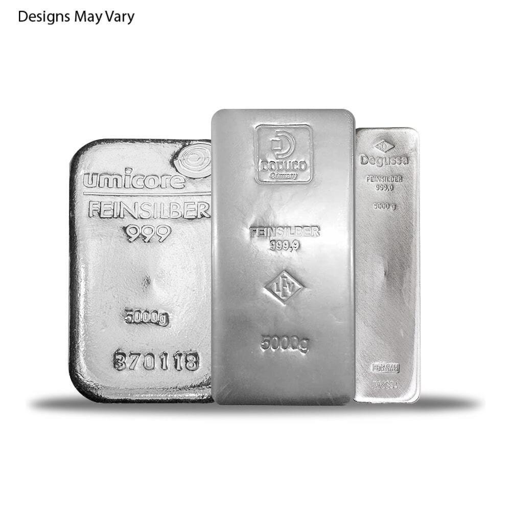 5 Kilo Generic Silver Bar .999 Fine