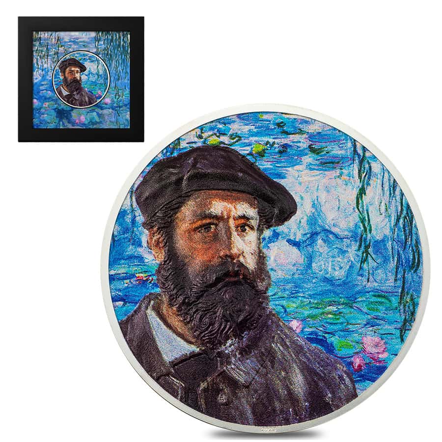 2023 Cook Islands 2 oz Silver Masters of Art Claude Monet Coin