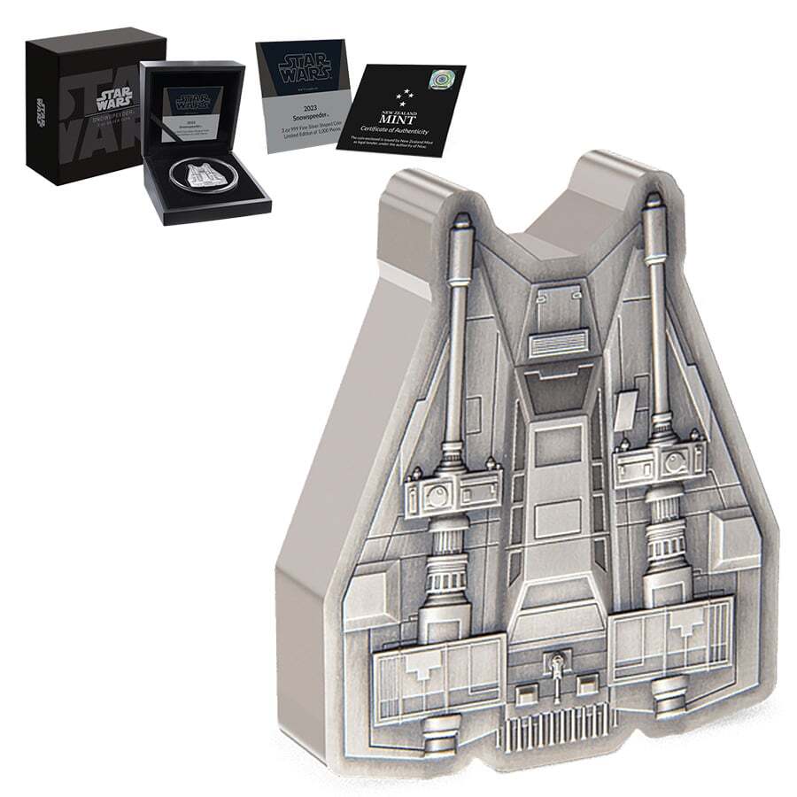 2023 Niue 3 oz Star Wars Snowspeeder Silver Coin