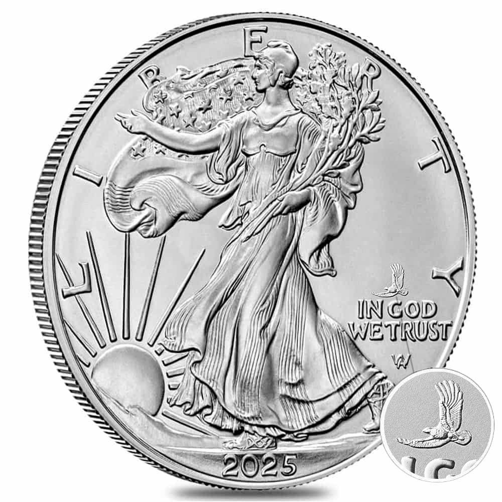 2025 Eagle Privy 1 oz Silver American Eagle $1 Coin BU
