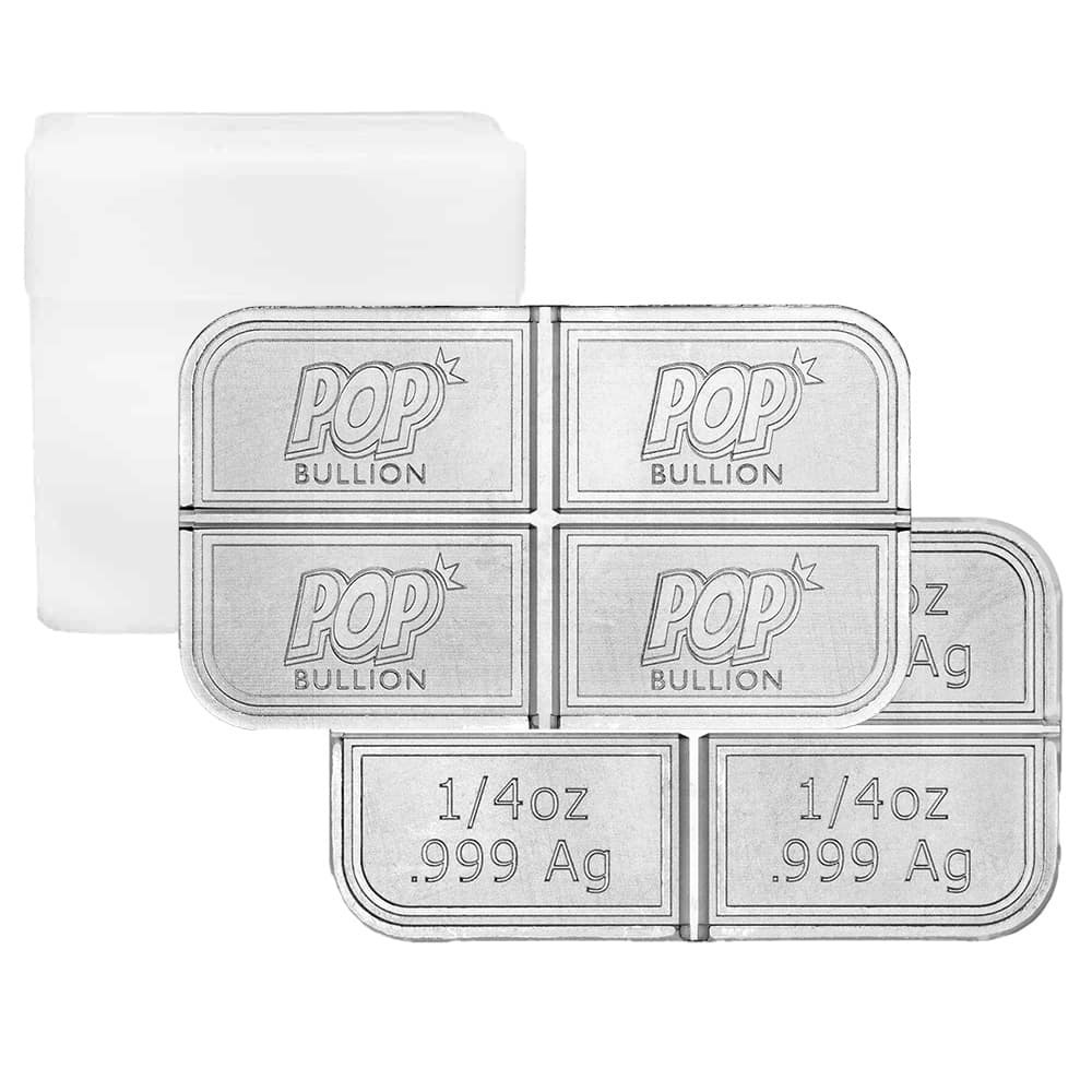 Lot of 20 - 1 oz Pop Bullion Divisible Silver Bar .999 Fine