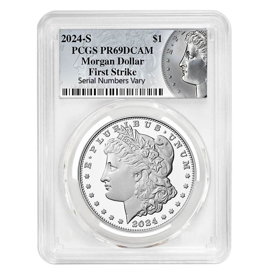2024-S Morgan Silver Dollar Proof Coin PCGS PF 69 FS (Morgan Label)