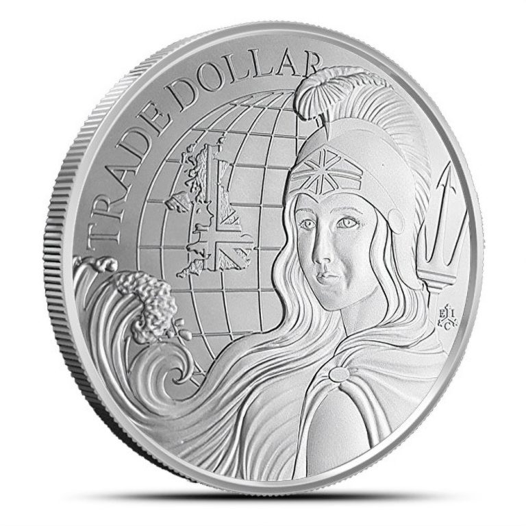 2022 1 oz British Trade Dollar Silver Coin (BU)
