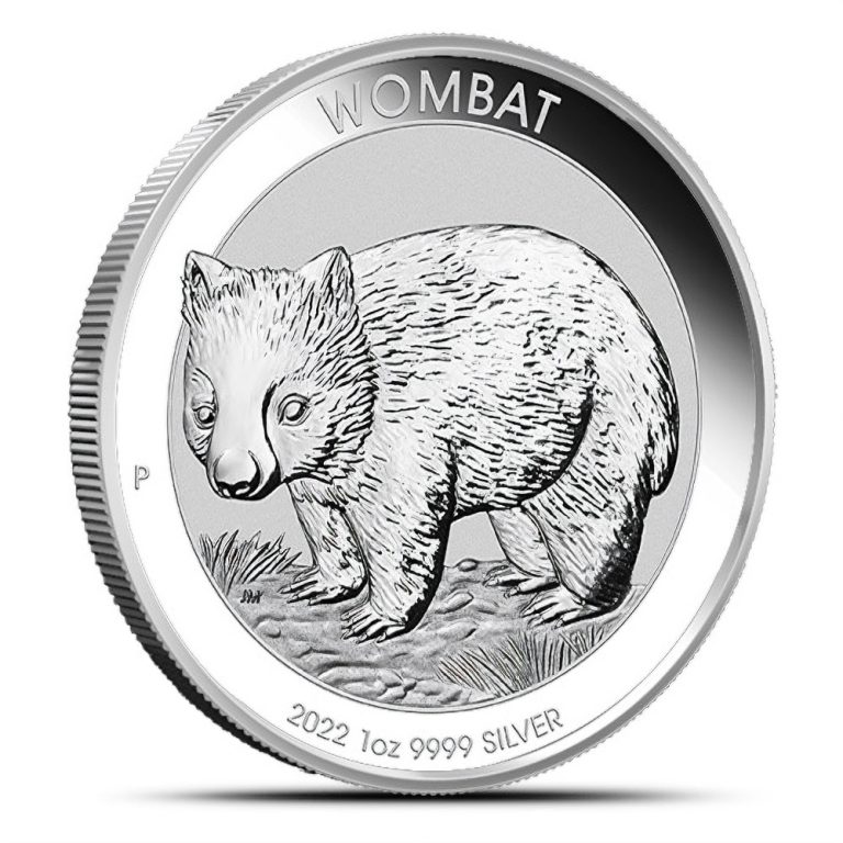 2022 1 oz Australian Silver Wombat Coin (BU)