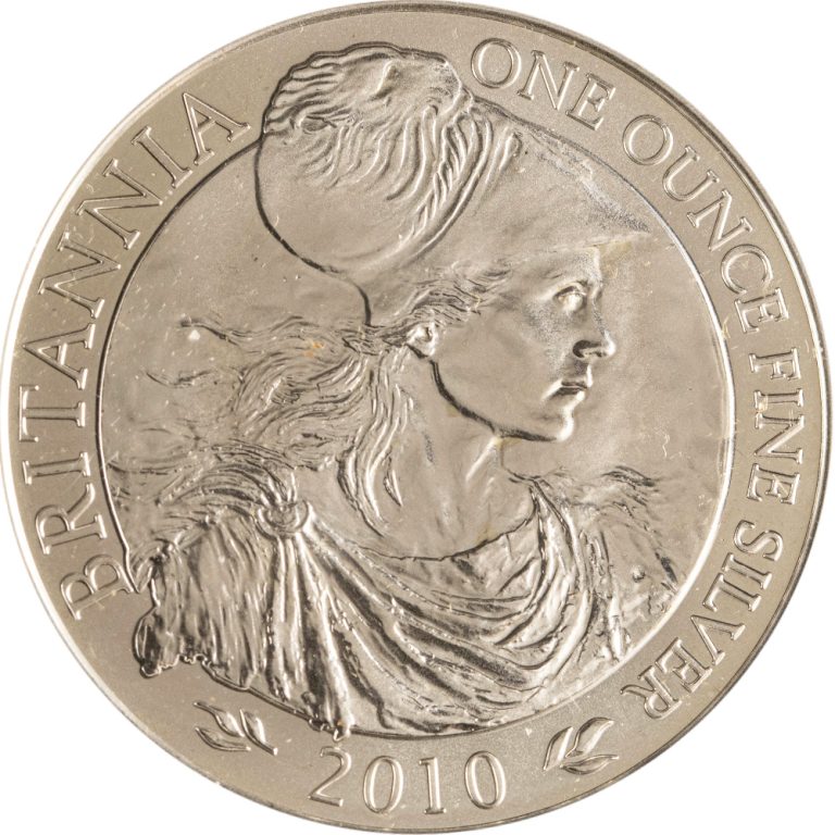 2010 1 oz British Silver Britannia Coin