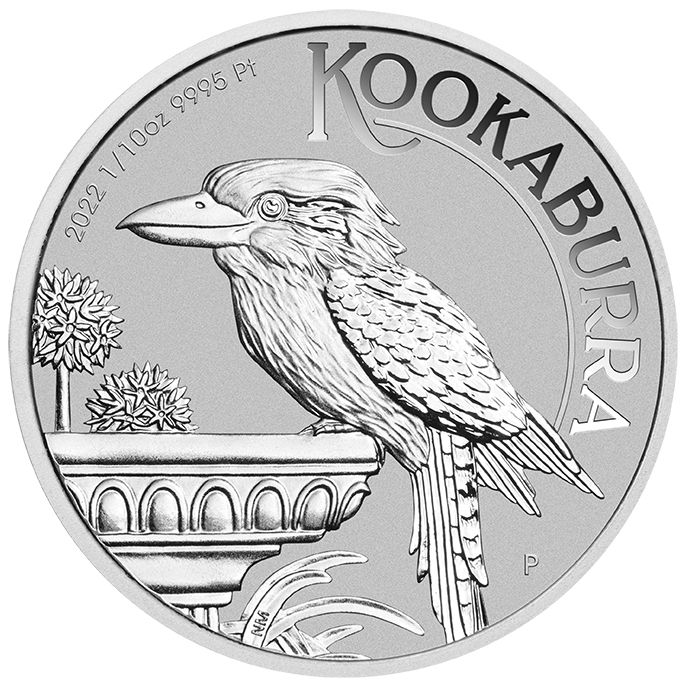 2022 Australia 1/10 Oz Platinum Kookaburra (BU)