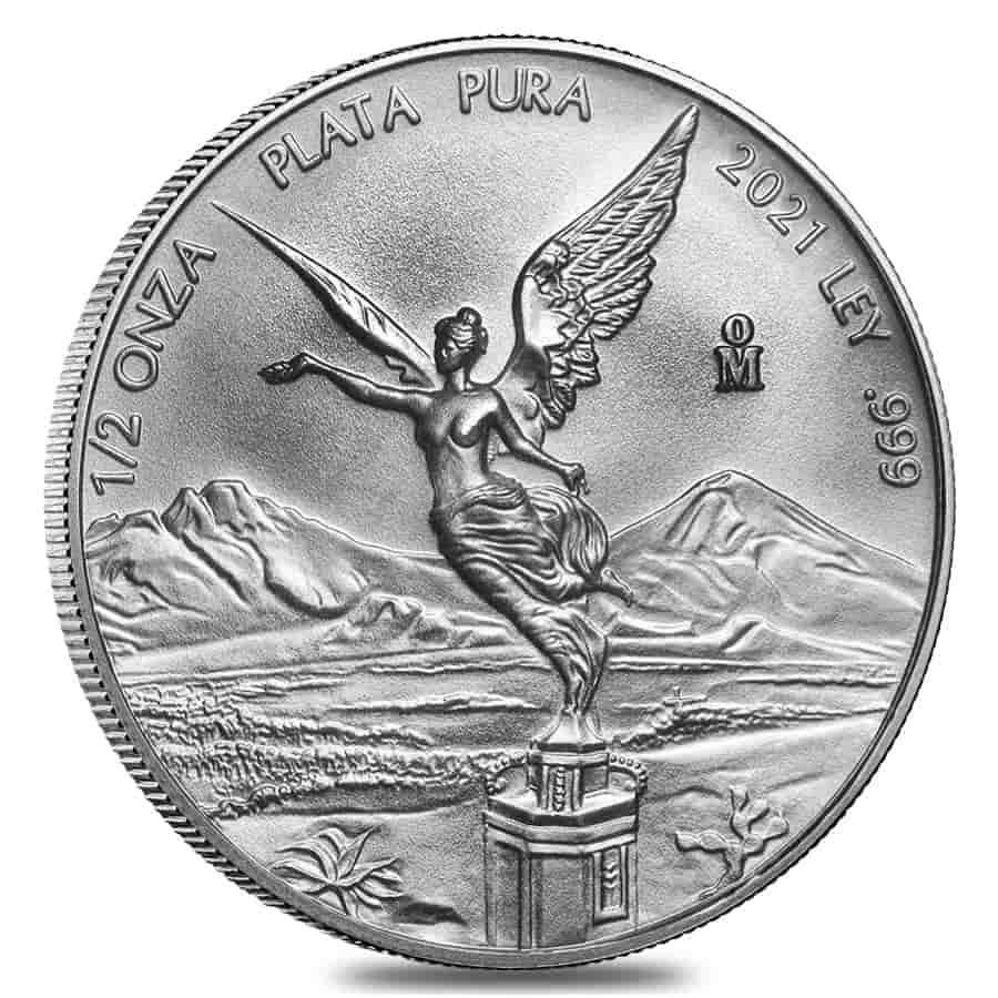 2021 1/2 Oz Mexican Silver Libertad Coin (BU)