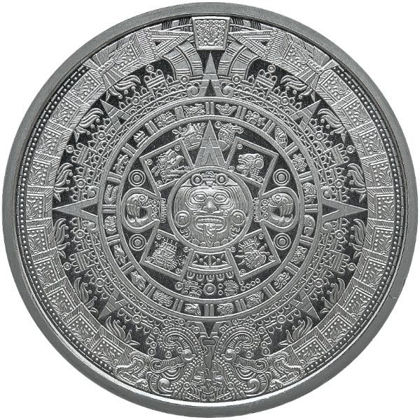 1/2 oz Silver Round | Aztec Calendar (BU)