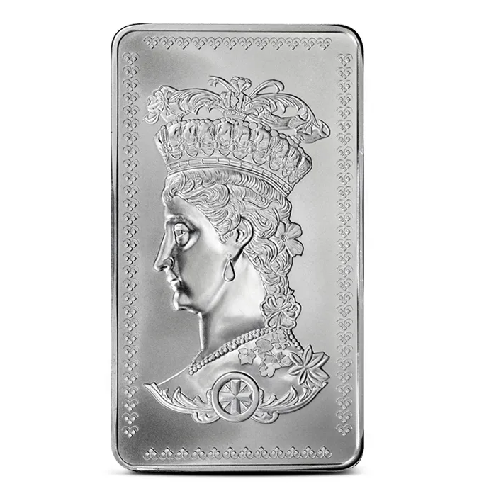 2024 10 Oz Gothic Crown .999 Silver Bar (New)
