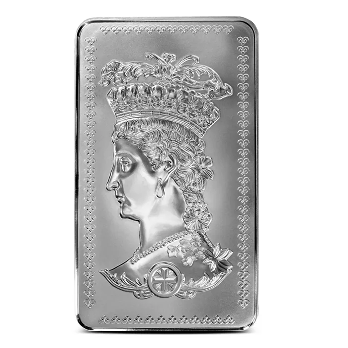 2024 100 Oz Gothic Crown .999 Silver Bar (New)