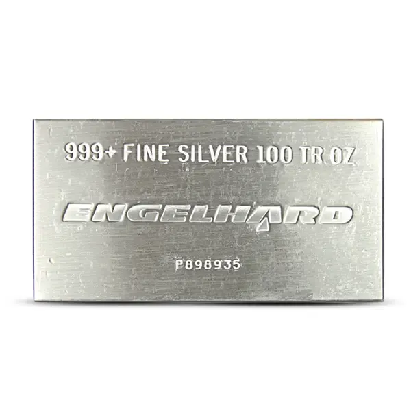 100 Oz Engelhard Silver Bar (Any Type)