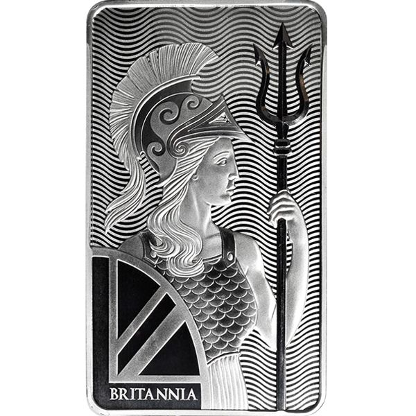 100 Oz Royal Mint Silver Britannia Bar (New)