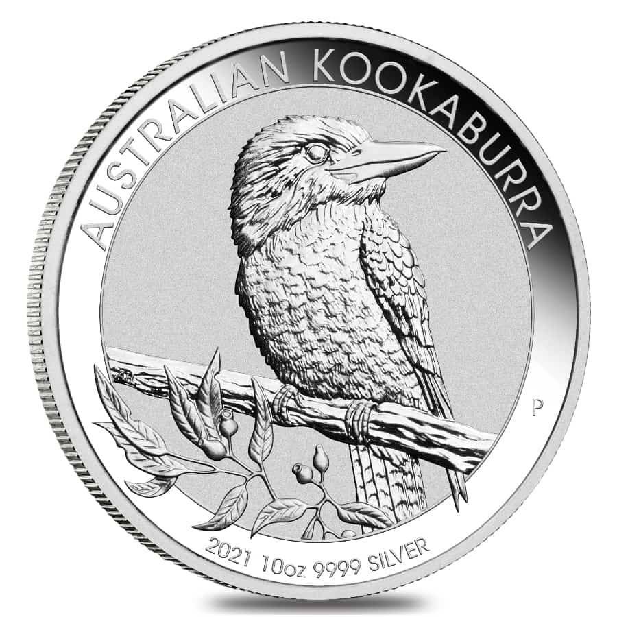 2021 Australia 10 Oz Silver Kookaburra (BU)