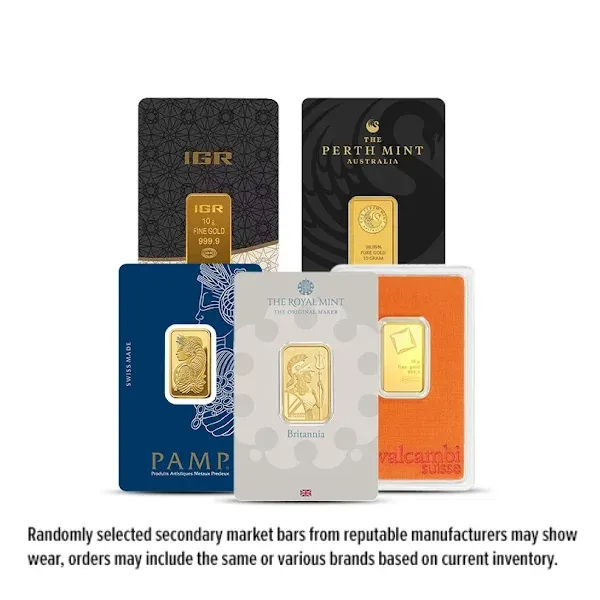 Secondary Market 10 Gram Gold Bar (In Assay)