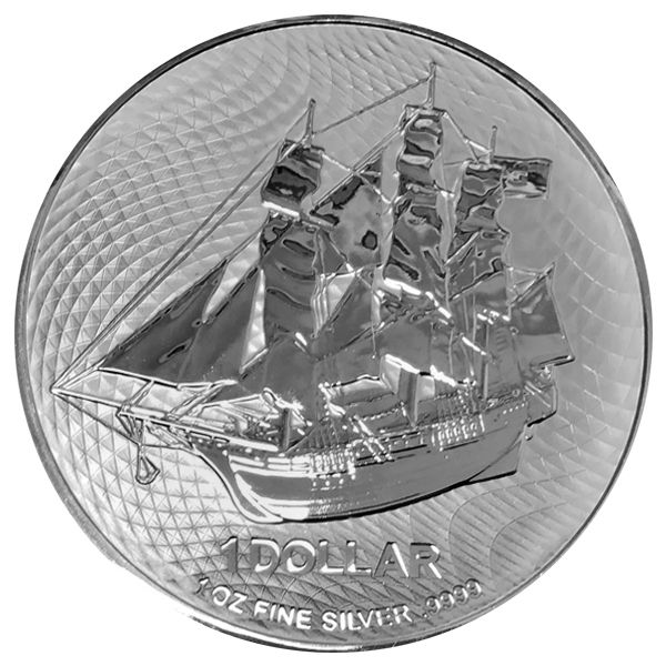 2022 Cook Islands 1 Oz Silver HMS Bounty Coin (BU)