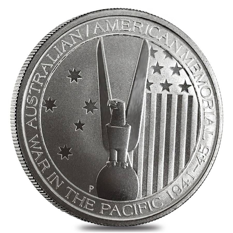 2013 Australia 1/2 Oz Silver War In The Pacific (BU)
