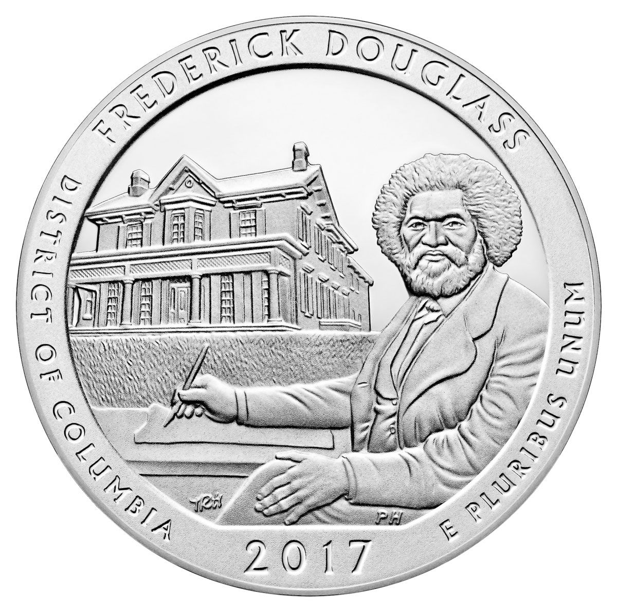 2017 Frederick Douglass 5 Oz Silver ATB Coin