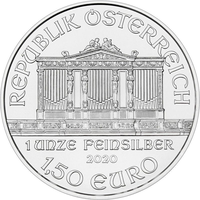 2020 Austria 1 Oz Silver Philharmonic (BU)