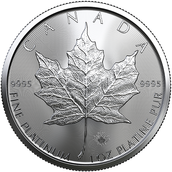 2023 Canada 1 Oz Platinum Maple Leaf (BU)