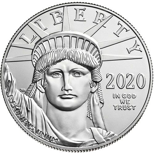 2020 American 1 Oz Platinum Eagle (BU)