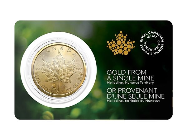 2022 Canada 1 Oz Gold Maple Leaf | Meliadine Mine (In Assay)