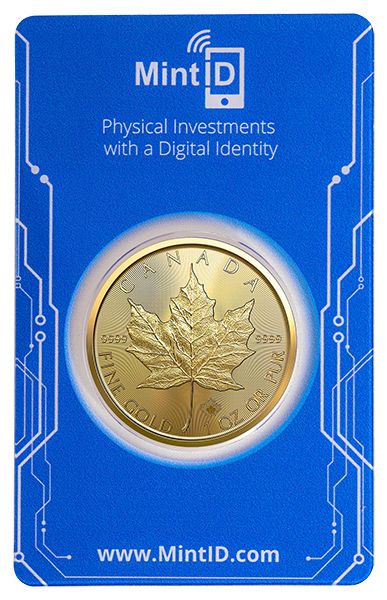 2023 1 Oz Canada Gold Maple Leaf Coin (MintID, AES-128 Encrypted)