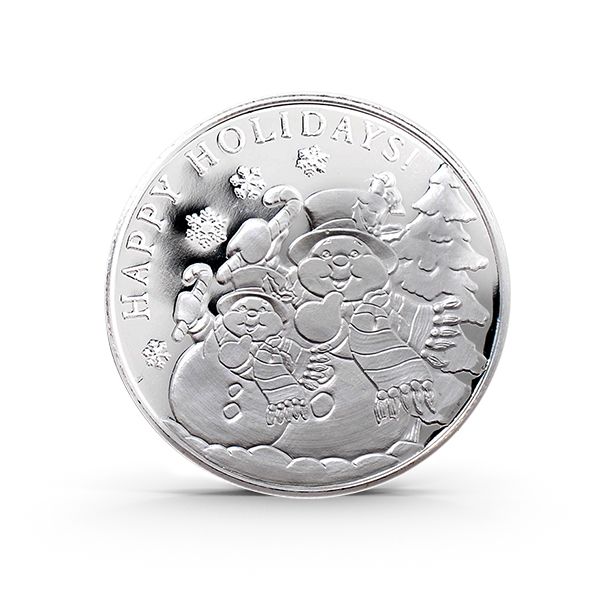 1 Oz Silver Round | Highland Mint Snowman 2023 (New)
