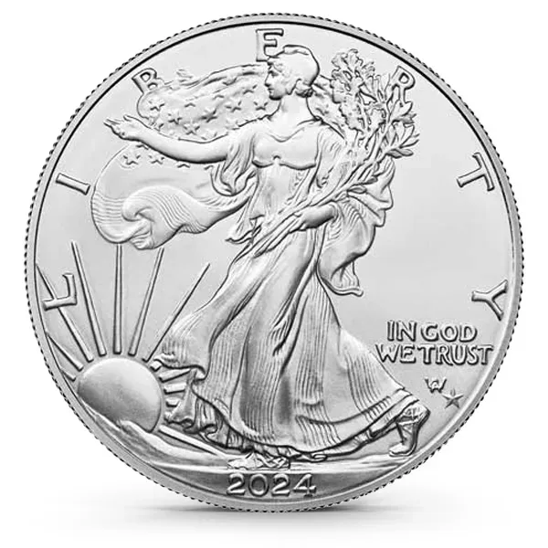 2024 (P) 1 oz Star Privy American Silver Eagle Coin (BU)