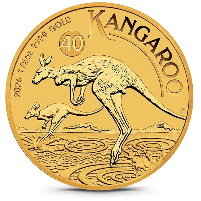 2026 Australian 1/2 Oz Gold Kangaroo (BU)