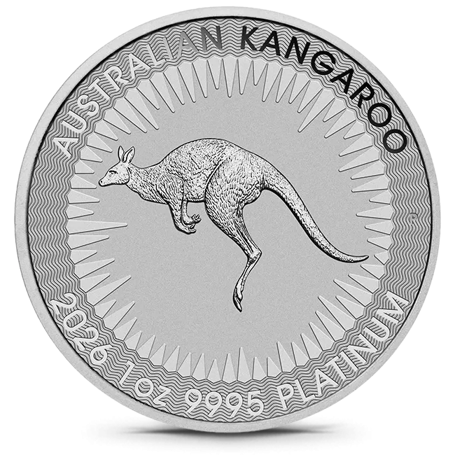 2026 1 Oz Australian Platinum Kangaroo (BU)