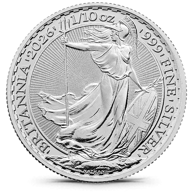 2026 Great Britain 1/10 Oz Silver Britannia (BU)